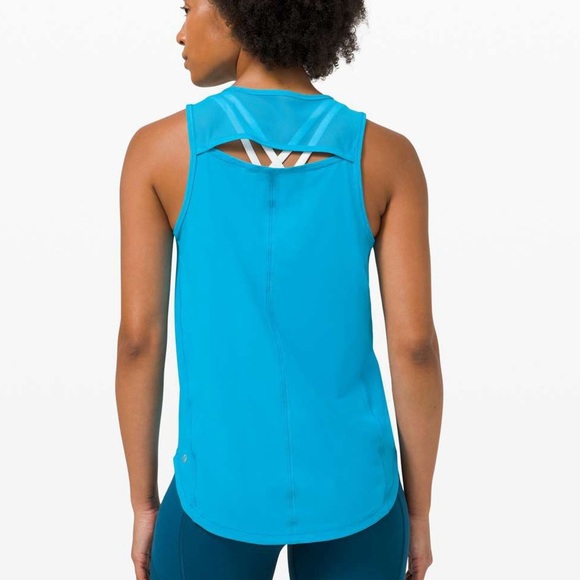 Lululemon Sculpt Tank - Turquoise Tide SZ 4 - Picture 1 of 6